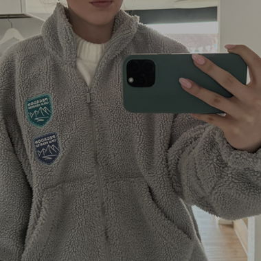 Giacca Vintage in Teddy Fleece Pegador