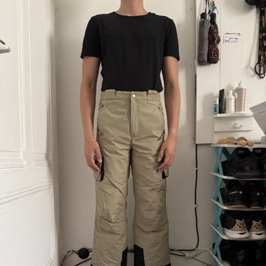 Obermeyer ATC Beige Ski Pants, Waterproof & Breath
