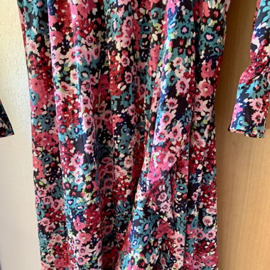 Maxikleid geblümt