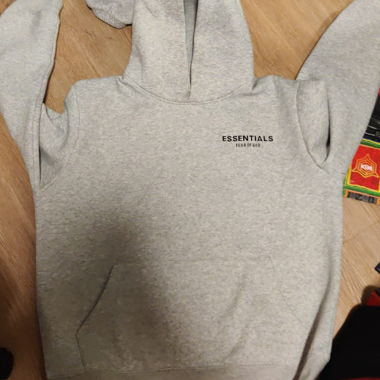 Hoodie Essentials Fear of God gris