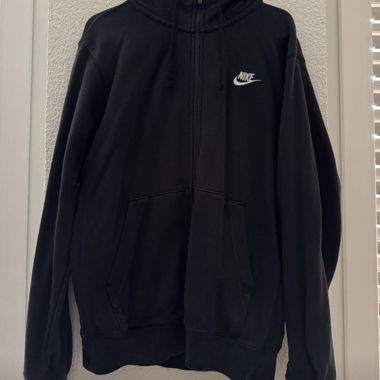 Veste à capuche Nike zippée noire
