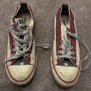 Baskets Converse motif drapeau américain