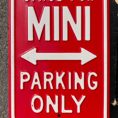 MINI Parking Metal Panel