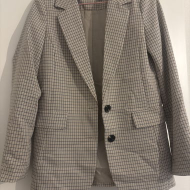 Blazer à carreaux pour femme STUDIO