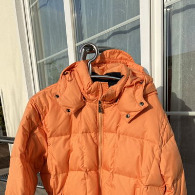 Daunenjacke orange