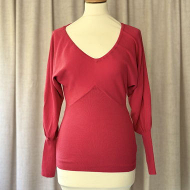 Taglia XS - Maglione a maniche pipistrello corallo - Pepe Jeans