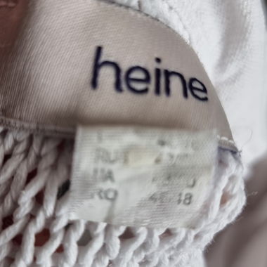 Felpa in maglia bianca