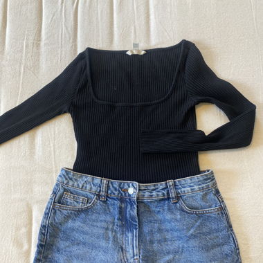 Mini jupe en jean