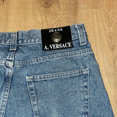 Vintage Versace Jeans hellblau Gr. 33 TOP!