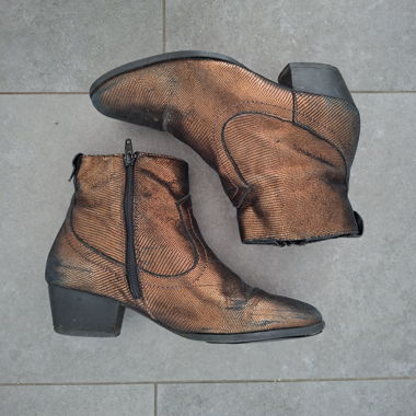 Boots Minelli effet bronze - taille 39