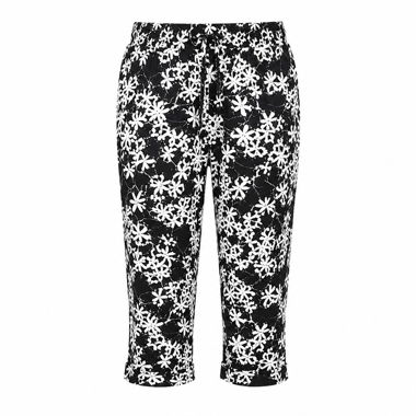 Capri-pantalon à motif floral