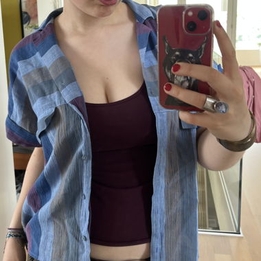 gestreifter Flannel