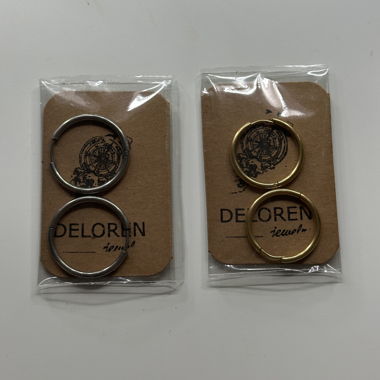 hoops earrings in silver and gold