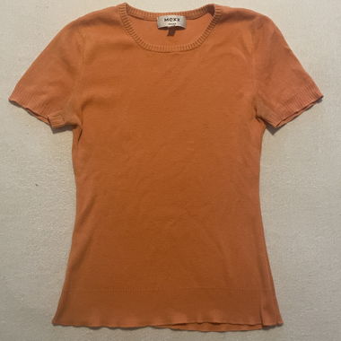 Orange wool T-shirt