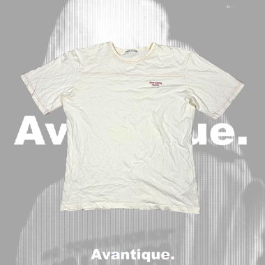 Acne Studios Red Seam T-Shirt White