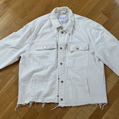 White denim jacket