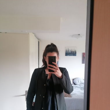 Dark green coat