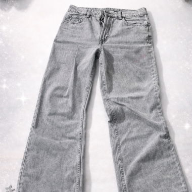 Jeans Baggy gris H&M Trendy Fit