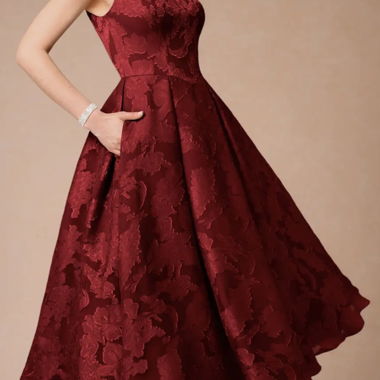 Glamur red dress big size, plus size 