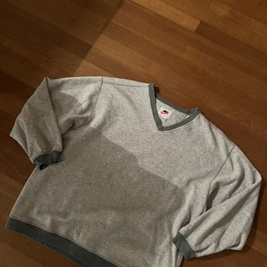 Nike Vintage Sweatshirt /Pullover V-Neck Grösse XL