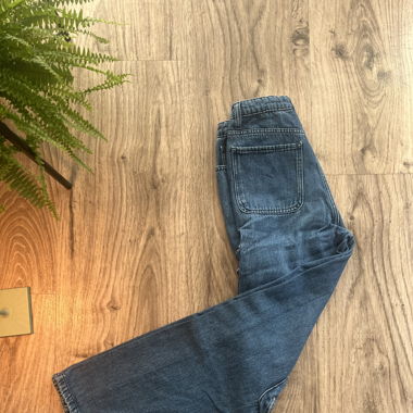 high waist wide leg jeans