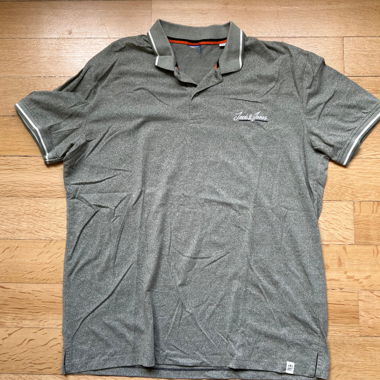 Polo Jack & Jones verde-grigio