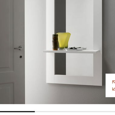 New mirror with shelf