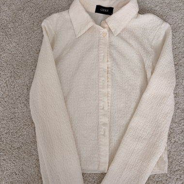 Blusa strutturata CIDER crema S