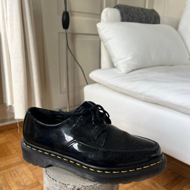 Dr. Martens patent leather chunky loafers