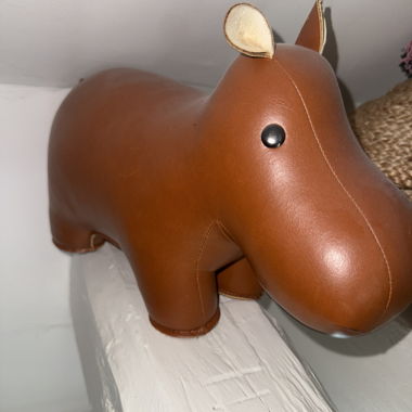 Sgabello Animale Marrone