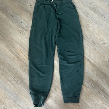Green jogger sweatpants