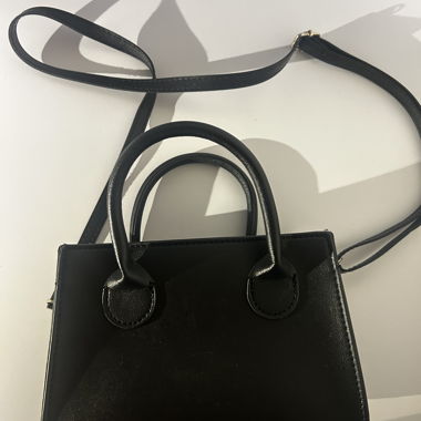 Black Handbag with Shoulder Strap
