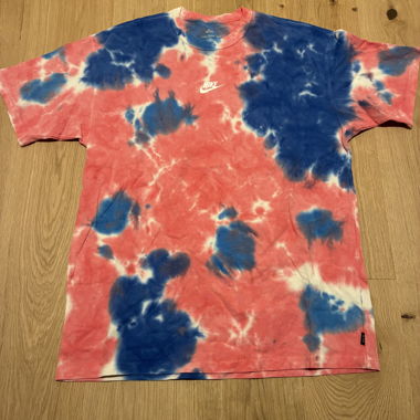 Nike Tie Dye T-Shirt Rot / Blau Size M 