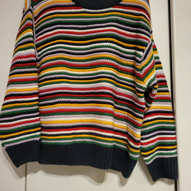 Farbiger Pullover 