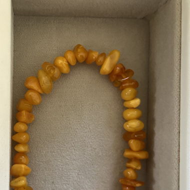 Old money amber bracelet