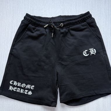 Schwarze Chrome-Hearts-Shorts