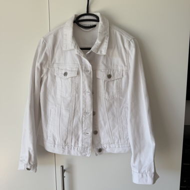 White vintage denim jacket Gr. 36