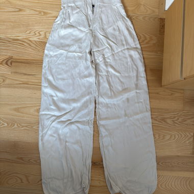 Pantalon blanc taille haute