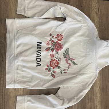 Nevada White Hoodie