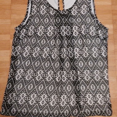 Gemustertes Trägershirt