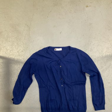 Blue cardigan