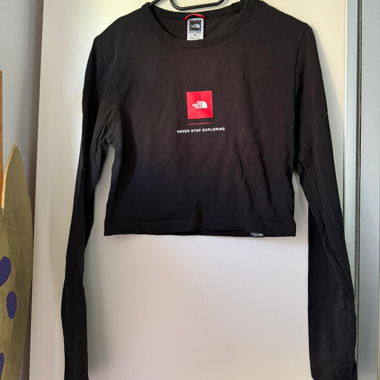 Maglietta a maniche lunghe The North Face nera