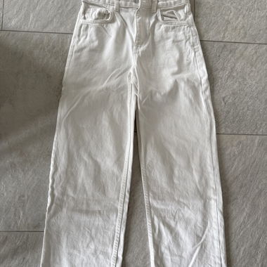 Pantalon blanc en coton enfants