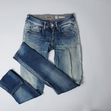 Replay Jeans mit Used-Optik