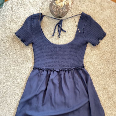 Blaues Sommerkleid