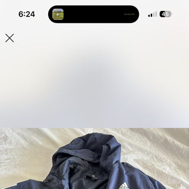 blue adidas jacket