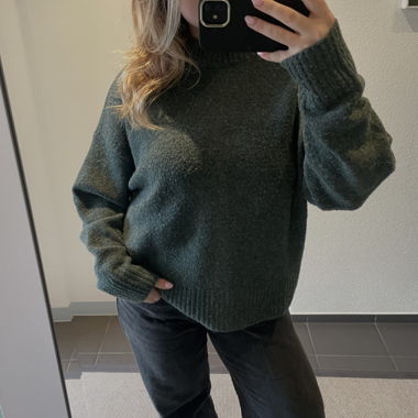 Maglione in maglia VERO MODA verde scuro
