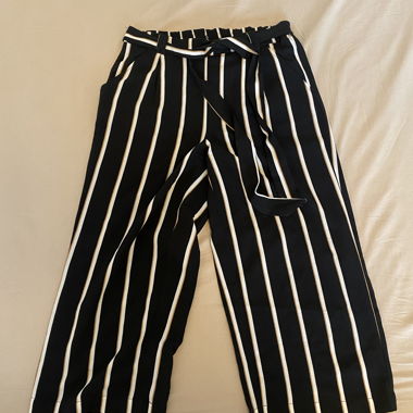 Striped Culotte Pants Gr. 38
