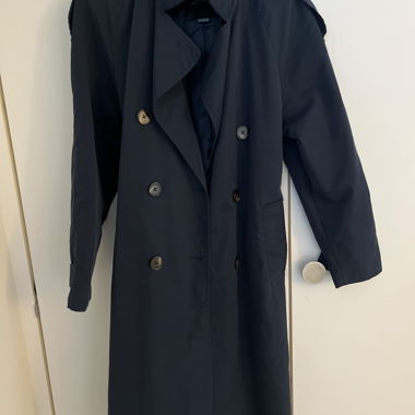Trench blu scuro