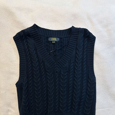 Maglione senza maniche